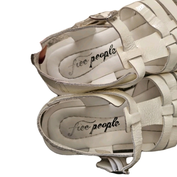 Free People Womens White Finn Fisherman Platform Sandal 37 - Picture 9 of 14